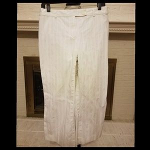 2/$25 ANN TAYLOR Pretty White Spring Pants sz 8